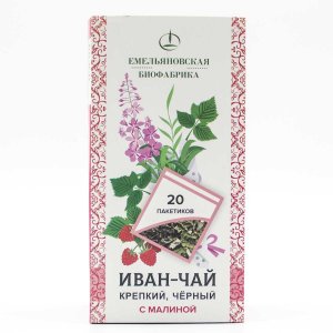 Напиток чайный Емельяновская Биофабрика Иван-чай с малиной 30г