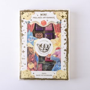 Конфеты Счастье Коллекция мини-пралине 20шт в горьком шоколаде 170г