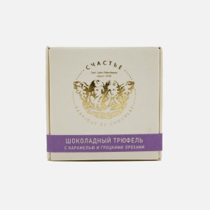 Конфеты Счастье Гранд трюфель с карамелью/грец орехами 50г