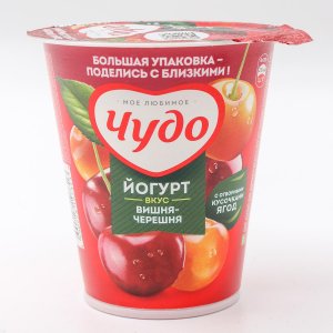 Йогурт Чудо Вишня/Черешня 2% пл/ст 290г