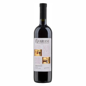 Вино Гвариани Пиросмани ординарное красное сухое 10-12% ст/б 0,75л