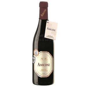 Вино Амиконе Кантине Ди Ора выдержанное красное полусухое 14-14.5% ст/б 0,75л