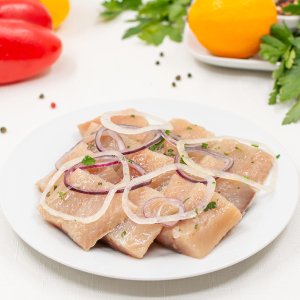 Филе сельди с луком вес 