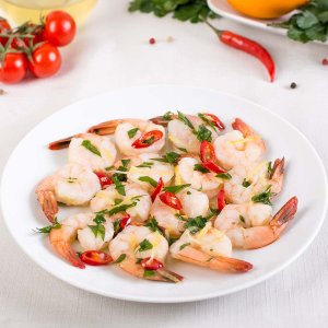 Креветка тигровая с лимоном вес