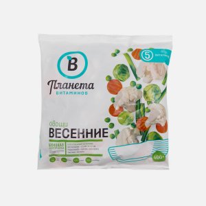 Смесь Планета Витаминов Овощи весенние с/м 400г