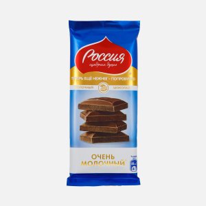 Шоколад Россия молочный 82г 