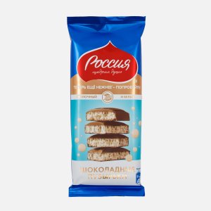 Шоколад Россия пористый молоч/белый 75г