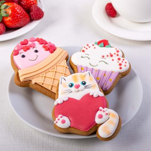 Пряник Имбирная открытка к чаю вес