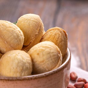 Орешки со сгущенкой и арахисом вес