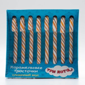 Карамель Сладкая сказка Три кота тросточки 120г