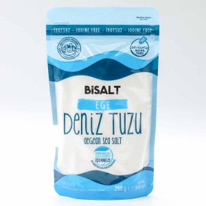 Соль БиСолт Эгейская морская мелкий помол пл/уп 250г
