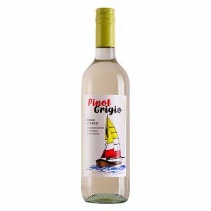 Вино Италия Пино Грижио Делле Венецие сортовое ординарное белое сухое 10.5-12% с/б 0,75л