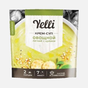 Крем-суп Йелли овощной легкий с цукини 70г