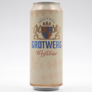Пиво Гротверг Вайсбир светлое пастеризованное 4.9% ж/б 0,5л
