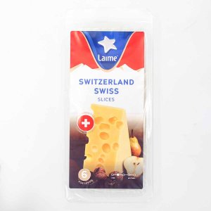 Сыр Лайме Швейцарский слайсы твердый 45% 110г