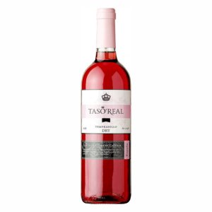 Вино Тасо Реаль Темпранийо ИГП сортовое ординарное розовое полусладкое 9-10% ст/б 0,75л