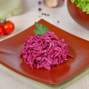 Салат из свеклы с чесноком вес