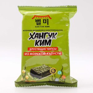 Чипсы Хангук Ким хрустящие из морской капусты 5г