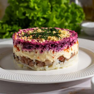 Салат Сельдь под шубой вес