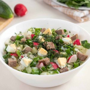 Набор для окрошки с мясом вес