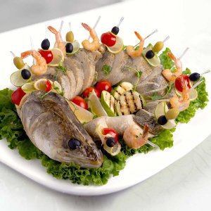 Судак фаршированный в банкетном исполнении вес