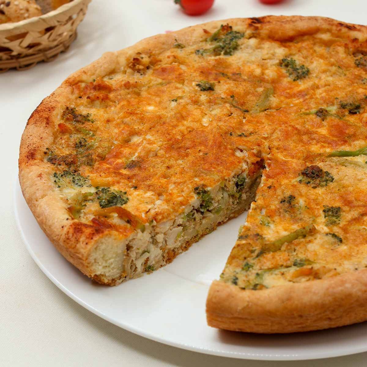 Киш с курицей вес