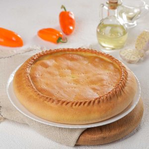 Пирог с курицей и рисом вес