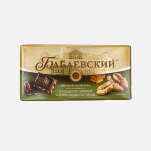 Шоколад Бабаевский с грец орехом/ клен сиропом темный 90г