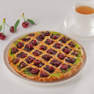 Пирог с вишней вес