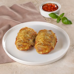 Шницель из говядины в картофельной панировке жареный вес