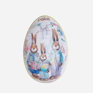 Изделие декоратив Яйцо-шкатулка L13 W8,5 H10см металл 768517