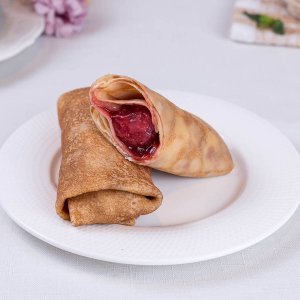 Блинчики с клубникой вес