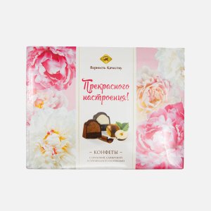 Набор конфет Верность Качеству Ассорти с орех/слив/трюф нач 150г