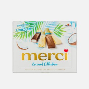 Набор конфет Мерси Ассорти с кокосом 250г
