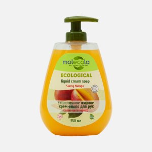 Крем-мыло Молекола Солнечное манго экологичное 550мл