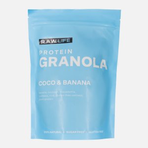 Гранола Рав Лайф протеиновая Кокос и банан 220г