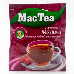 Напиток чайный МакТи с ароматом малины пл/пак 16г
