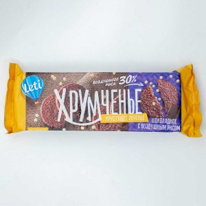 Печенье Лети Хрумченье шоколадное с воздушным рисом 120г