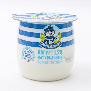 Йогурт Простоквашино термостатный 1.5% пл/ст 160г