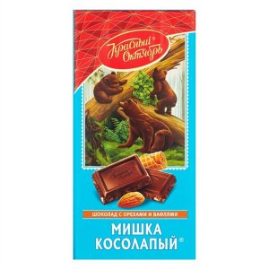 Шоколад Красный Октябрь Мишка косолапый 75г