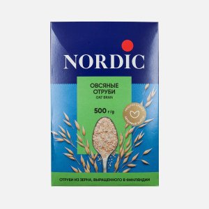 Отруби Нордик овсяные к/к 500г