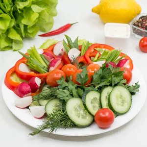 Овощная тарелка 420г 