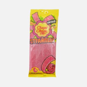 Мармелад Чупа Чупс Страйпсы со вкусом клубники 120г