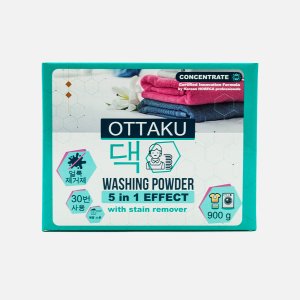 Порошок Оттаку 5в1 Эффект концентр универсал с пятновыводителем 0,9кг