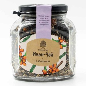 Напиток чайный Сибирский кедр Иван-чай с облепихой ст/б 70г
