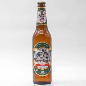 Пиво Вольпертингер Лагер светлое фильтрованное пастеризованное 4.9% ст/б 0,5л