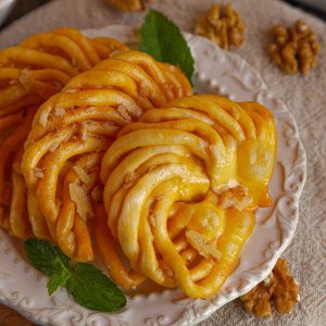 Чак-чак с грецким орехом вес