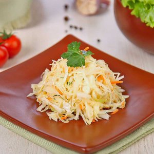 Салат из свежей капусты вес