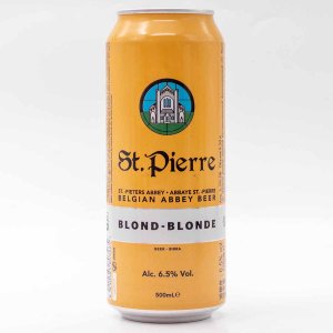 Напиток пивной Сан Пьерр Блонд светлый фильтрованный пастеризованный 6.5% ж/б 0,5л