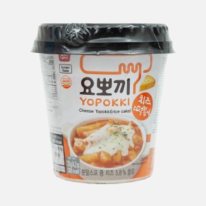 Клецки Йопокки Токпокки рисовые палочки с сырным соусом 120г